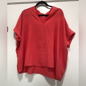 Urban Daizy Oversized Coral Flowy Top